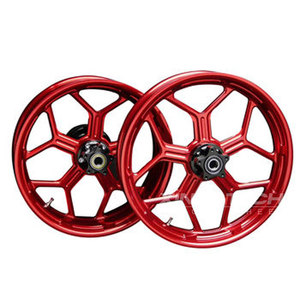 Rines de Motocicleta XINLAI Personalizados en Rojo Dorado, de 7 Radios, Aleación de Aluminio Forjado CNC, para Modificación/Actualización de -Davidson - Product Image 3