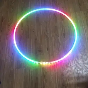 Nouvel anneau de Hola amovible de gymnastique colorée Glow Smart Led avec lumière