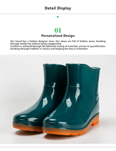 Erkekler yetişkin Unisex tüm hava ağır koruma kayma dayanıklı öküz Tendon taban kompozit ayak nefes sıcak çekme <span class=keywords><strong>Gumboots</strong></span> - Product Image 2
