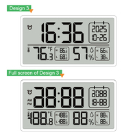 Termometer Inkubator Telur Baterai AAA Layar Besar Termometer Inkubator Telur Higrometer Layar LCD