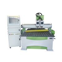 Machine de gravure sur bois 1325, machine de gravure CNC à double tête, machine de fraisage CNC à prix attractifs