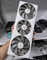 Carte graphique de jeu pour ordinateur de bureau RX 6750 GRE 12 Go GDDR6 192 bits blanche à 3 ventilateurs, PCI-E4.0, GPU extractible, d'occasion
