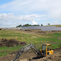 Sistema de Montaje en Suelo para Paneles Solares Fotovoltaicos de Pilar Único de Acero Galvanizado en Caliente, Directo de Fábrica, Venta al por Mayor