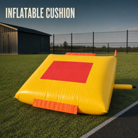Coussin d'air gonflable rapide pour sauvetage incendie, matelas de sécurité anti-chute, bordure de sécurité réfléchissante pour situations d'urgence