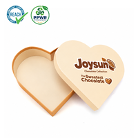 Boîte cadeau personnalisée en gros avec couvercle en forme de cœur, plateau alvéolé de qualité alimentaire, emballage pour chocolats et bonbons de la Saint-Valentin