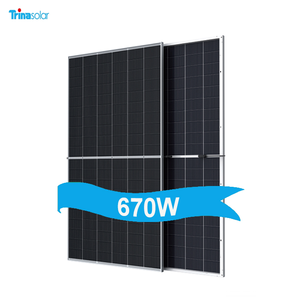 Panneaux solaires <span class=keywords><strong>Trina</strong></span> <span class=keywords><strong>Solar</strong></span> Vertex S 660W 670W, module photovoltaïque solaire 210 mm, provenant de l'usine d'origine avec certificats TUV CE - Product Image 2