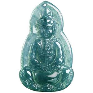 Colgante de Jadeíta Natural Guanyin UNISEX, Estilo Chino Budista, Diseño Original, Regalo con Certificado de Tasación GY78 - Product Image 5