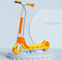 Trottinette à pousser pour bébé, prix raisonnable, logo personnalisé, trottinette à deux roues pour enfants avec frein, éclairage personnalisé