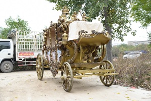 OEM Luxe Mariage Buggy Classique Royal Calèche Vintage Style William Transport Spécial - Product Image 2