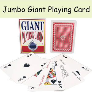 Baraja de Cartas Gigantes Jumbo - Cartas Grandes de 8*11 Pulgadas - Baraja Completa con Temática de Juego Súper Grande - Product Image 3