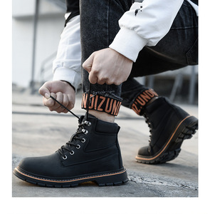 Steel Toe <strong>Safety</strong> Shoes <strong>for</strong> <strong>Women</strong> Protective Fashion Leather Work Boot Casual <strong>Trainers</strong> Steel Toe <strong>Safety</strong> Boots <strong>for</strong> Men - Product Image 3