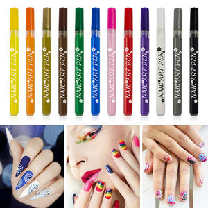 KHY KH8030 9 colores Nailart pintura dibujo suministros herramientas dibujar acrílico para uñas pintura esmalte Kits Dot Nail Art rotulador - Product Image 2