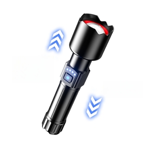 Linternas Recargables Wason de Alto Lumens Super Bright <span class=keywords><strong>Flash</strong></span> <span class=keywords><strong>Light</strong></span> <span class=keywords><strong>4</strong></span> Modos Zoomable Linternas con Indicador de Batería LED - Product Image 3
