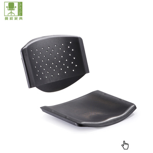 Nhựa Văn Phòng Bánh Xe Ghế Pan Sinh Viên Ghế Trở Lại Và Bọc Chỗ Ngồi Silla De Respaldo Y Asiento De Plastico - Product Image 1