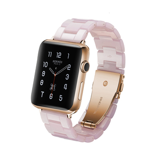 <span class=keywords><strong>De</strong></span> resina banda <span class=keywords><strong>de</strong></span> reloj para <span class=keywords><strong>Apple</strong></span> <span class=keywords><strong>Watch</strong></span> 1 2 3 4 5 pulsera muñeca Correa Iwatch 38 40 42 <span class=keywords><strong>44</strong></span> bandas accesorios <span class=keywords><strong>de</strong></span> repuesto - Product Image 2