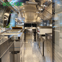 WECARE-Remorque Alimentaire Multifonction en Acier Inoxydable, Entièrement Équipée, Mobile Snack Food Truck avec Cuisine Complète