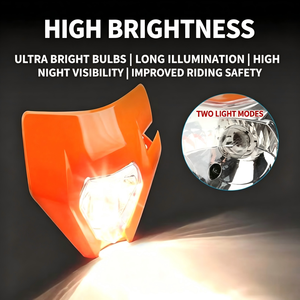 Faro Delantero LED Universal de Alta Potencia, Ensamblaje de Lámpara Frontal Enduro para Motocicletas KTM Husqvarna <span class=keywords><strong>125</strong></span> 150 250 300 450 Motocross - Product Image 4