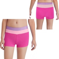 Traje de Baile Latino para Niñas de 6 a 16 Años, Trajes de Danza Lírica para Competencia, Shorts Deportivos de Gimnasia, para Eventos, Clases, Entrenamiento, Espectáculos de Danza