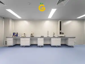 Bangku Lab baja laboratorium, Meja sekolah Modern unik kayu pabrik harga pabrik bahan kimia dapat disesuaikan