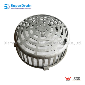 <span class=keywords><strong>Corps</strong></span> en fonte revêtue haute résistance avec pince de fixation à membrane combinée, protection contre les graviers et drain de toit à profil bas en polydôme - Product Image 3