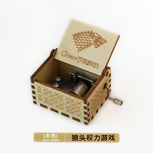 Buon natale carillon in legno antico intagliato a mano musica classica a tema per la festa di compleanno regali decorazione di famiglia - Product Image 5