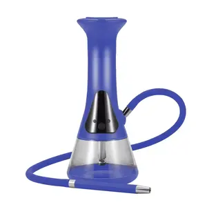 Premium Luxury Electric Hookahs Custom Logo Stainless Electroonix Shisha Hookah Set With Accessories And Battery