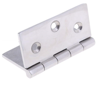 Charnière de porte polie en acier inoxydable 316 FOYO, pièces de rechange pour portes de cabine de bateaux et yachts, vente directe usine
