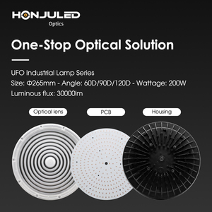 SKD HZ-265 Standard UFO <strong>LED</strong> Optical Lens with PCBA/<strong>LED</strong> Module IP65 Rated Natural White for Industrial High Bay Lighting - Product Image 1