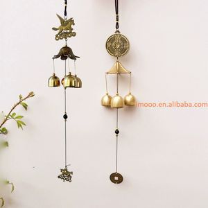 Prix usine cloches à vent 1 couche alliage carillons éoliens extérieur cour jardin fournitures décoratives cloche de porte pour la maison voiture suspendus décor - Product Image 5