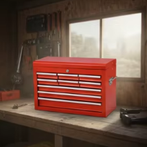 Chariot à outils roulant haute capacité, armoire de rangement amovible personnalisée, tiroirs de réparation automobile, coffre à outils verrouillable pour <span class=keywords><strong>garage</strong></span> et mécaniciens - Product Image 3