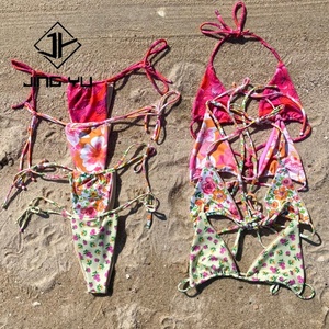 Maillot de bain pour femmes personnalisé 2025, ensemble de bikini en spandex/nylon, vêtements de plage, OEM, maillots de bain de luxe - Product Image 1