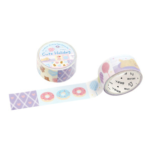 1 rouleau de ruban adhésif en papier Yoyo's Diary, illustrations minimalistes de style coréen, matériel pour agenda <span class=keywords><strong>d</strong></span>'enfants, ruban adhésif - Product Image 5