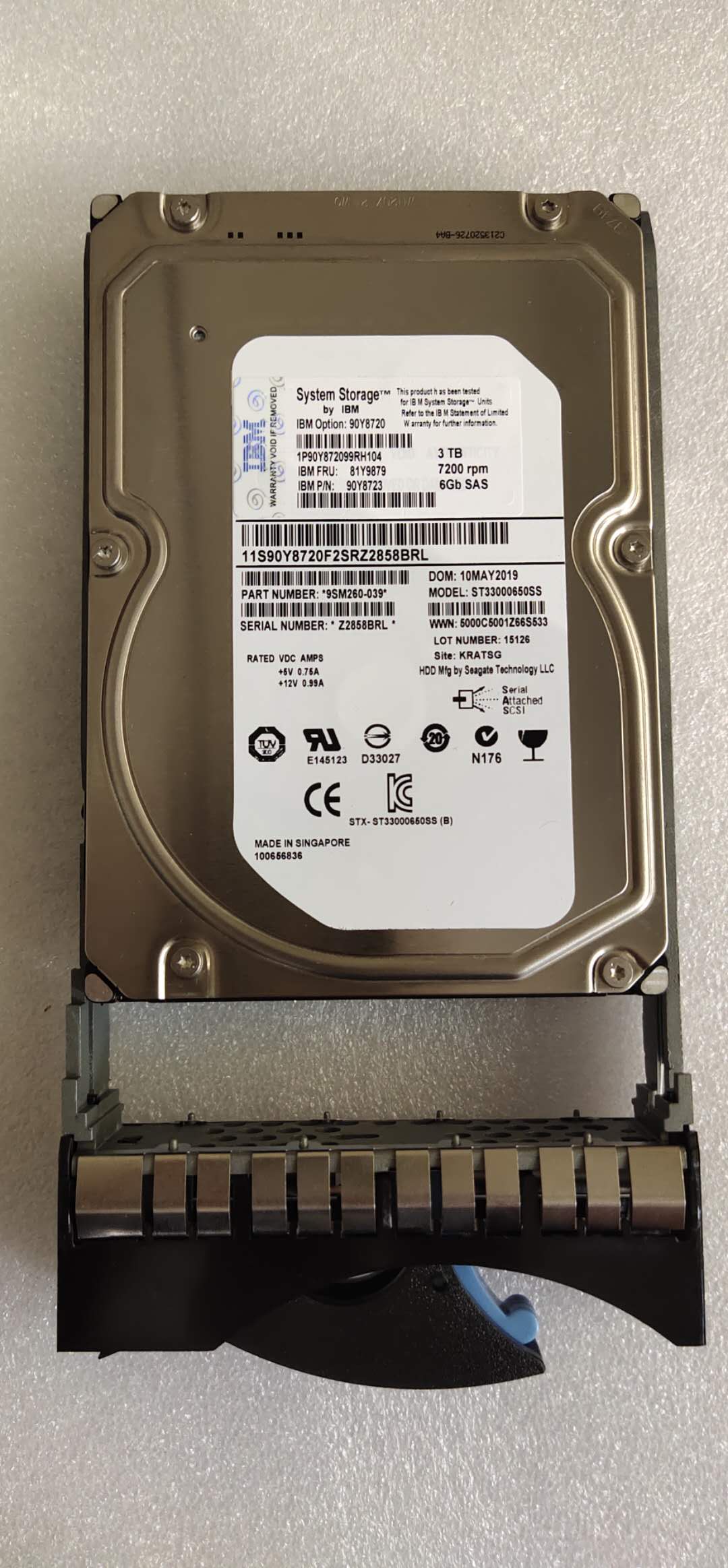Lenovo 00YK042 8TB Hard Disk - High Performance & Reliability