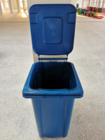 Poubelle en plastique de 60 l, 65 Gallons de stockage des déchets