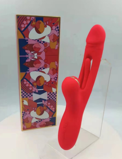Flapping sucking dildo Rojo