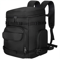 Sac à bottes de ski gonflable imperméable 65L, sac à dos de snowboard robuste pour casque, lunettes, voyages aériens, sports d'hiver, sac en polyester