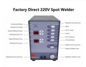 Jewelry Spot Welding Machine 14K 18k Gold Silver Welding Machine Custom Colors Logo Glasses Frame Argon Dental Spot - Product Image 3