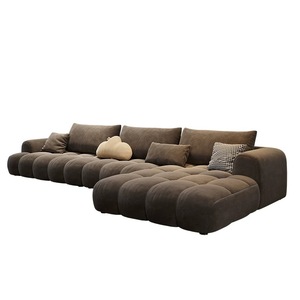 Ensemble modulaire minimaliste italien en tissu rembourré de mousse, extensible, pour salon, salle à manger, hôtel, appartement - Product Image 3