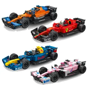 ABS MOC F1 Formula McLarens Technical Series Speed Champions Building Block Bricks Children Collection Gift Toys MJ CAR 13014