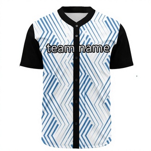 Maillot de baseball pour homme, respirant, personnalisable, à prix avantageux, avec design sublimé, 100% polyester - Product Image 1