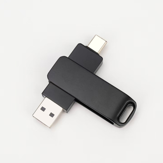 Swivel Metal Usb Flash Drive 128Gb 64Gb 32Gb 16Gb 8Gb 4Gb Custom Logo Printing Pendrive 2.0 3.0 High Speed Usb Memory Stick
