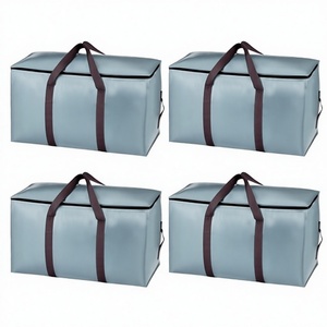 Set di Borse Pieghevoli VENO 40L Salvaspazio per Traslochi con Cerniere e Maniglie, Organizzatore Appendibile Resistente - Product Image 1