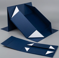 Caja de Regalo Magnética de Cartón Rígido Plegable, con Cierre Magnético Ecológico, de Alta Gama, Premium, con Logotipo Personalizado, Grabado en Relieve
