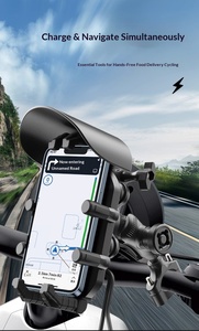 Trotinettes et motos ABS flexibles à hauteur réglable avec amortisseurs et supports de téléphone portable pour la navigation - Product Image 3