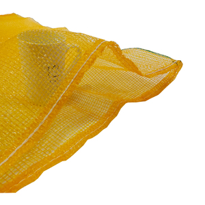 Sacs en filet circulaires avec étiquette, taille personnalisée 10 kg 20 kg, sacs à cordon pour oignons, pommes de terre et autres produits. - Product Image 5