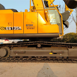 SDLG13 tonnes pelle rétrocaveuse hydraulique moyenne bonne condition d'occasion SDLG E6135H noyau de pompe moteur 13.5 tonnes 0.6m seau - Product Image 1