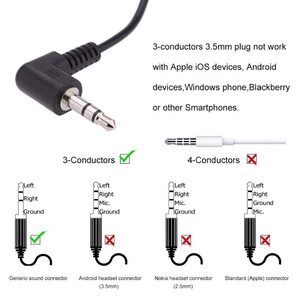 Écouteur mono léger à crochet d'oreille en forme de G, confortable, avec prise audio coudée 3,5 mm en PVC, pour <span class=keywords><strong>talkie</strong></span>-<span class=keywords><strong>walkie</strong></span> - Product Image 3