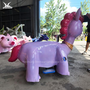 <span class=keywords><strong>Scooter</strong></span> coulissant de cheval de dessin animé animé de haute <span class=keywords><strong>simulation</strong></span> pour la voiture électrique d'animal de centre commercial à monter - Product Image 6