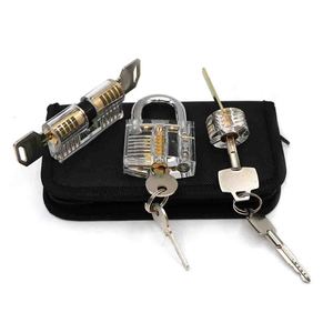 Ensemble d'entraînement de <span class=keywords><strong>serrurier</strong></span>, 17 pièces, outils de <span class=keywords><strong>serrurier</strong></span> de haute qualité, ensemble d'extracteur transparent, choix de serrure - Product Image 2