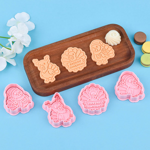 Stampi per Biscotti a Forma di Collo di Tacchino 3D, Tagliabiscotti in Plastica Ecologica per Simulazione Fai-da-Te - Product Image 1